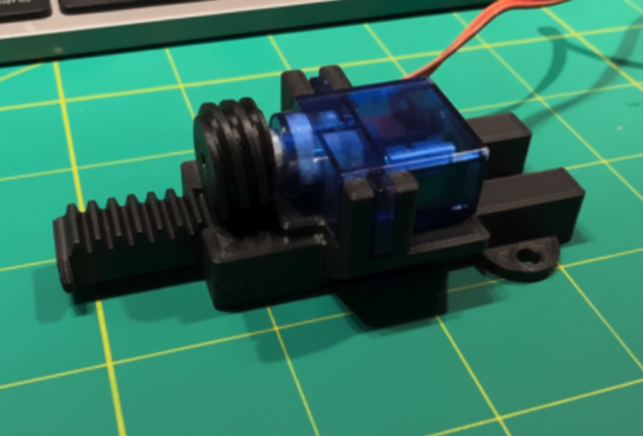 2x WormRack. Servo Rack Gear Linear Actuators